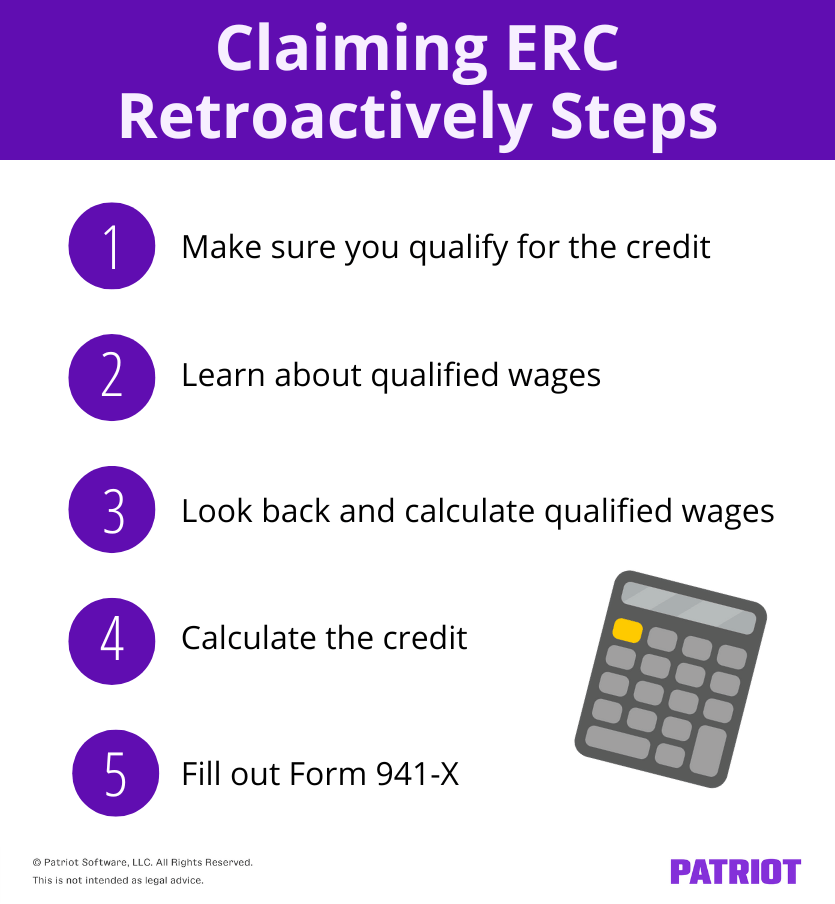 claiming employee retention credit retroactively
